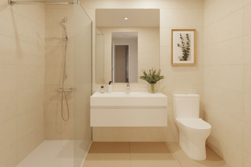 Two modern bathrooms