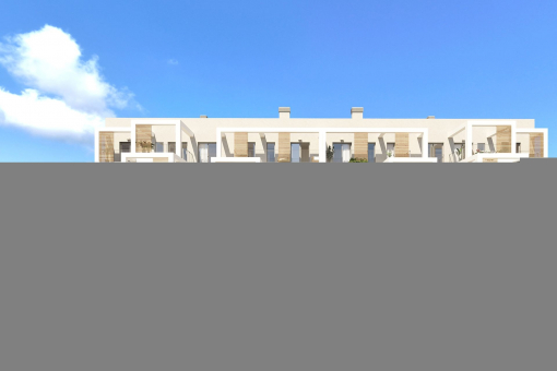 Gemeinschaftspool und ansicht auf das Gebäude
