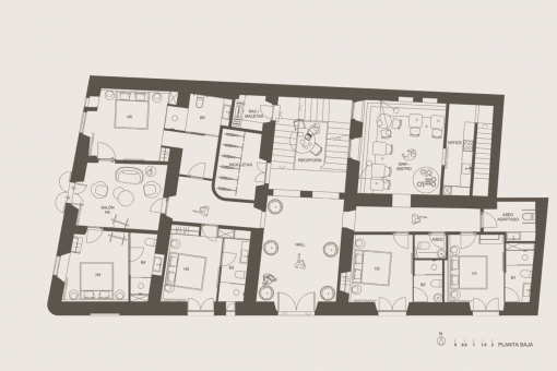 Floorplan groundfloor