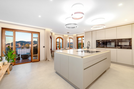 Fantastic kitchen with a view