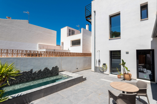 Patio and pool