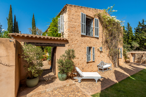 Facade of a tipical mallorcan country home