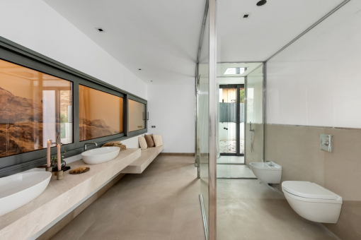 Bathroom with walk-in shower