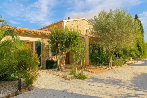 View of the finca from the entrance side