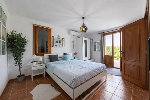 Second of five bedrooms