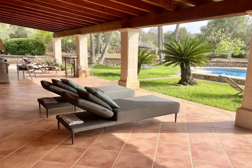 Covered terrace