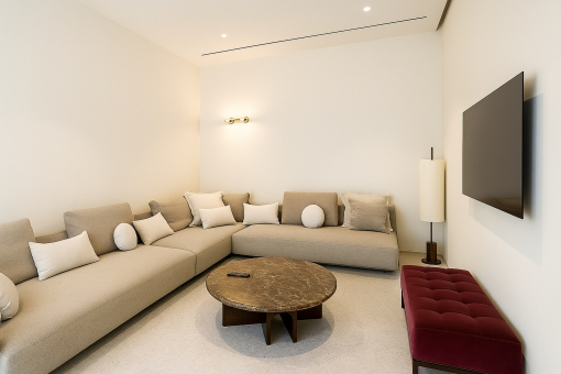 TV room on the entrance level