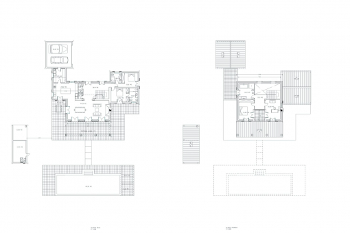 Grundriss der projektierten Finca