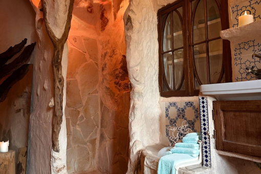 Second bathroom with nature-inspired architecture