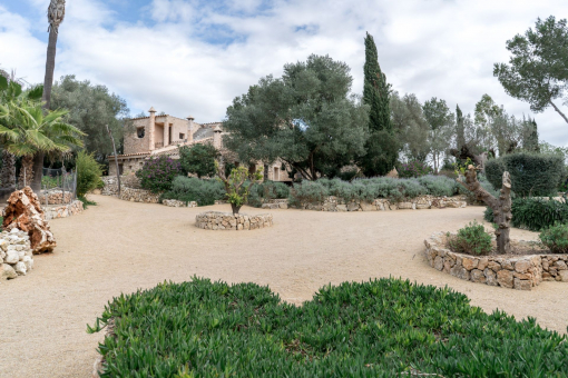 Traditional stone house in a natural setting