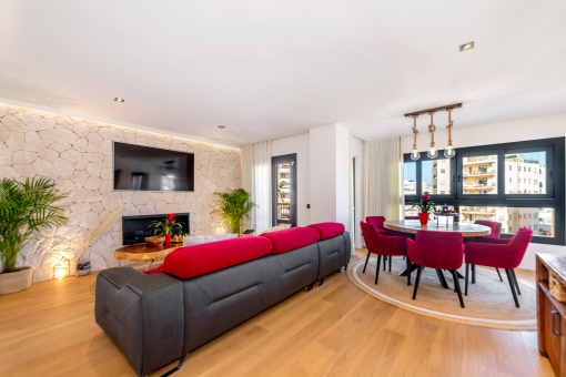 Stylish, modernised apartment with parking space in the centre of Palma