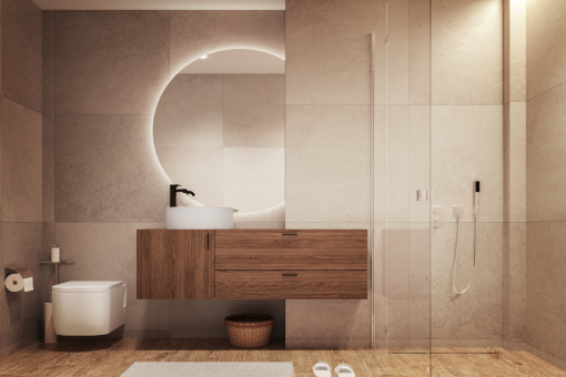 Modern bathrooms