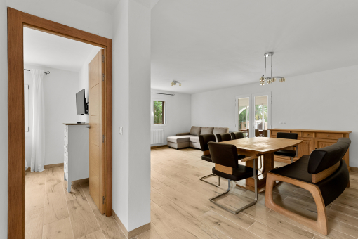 Living and dining area on the ground floor