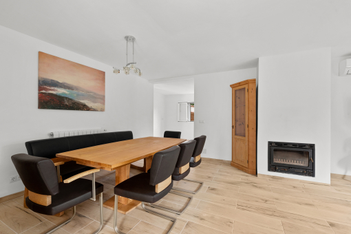 Living and dining area on the ground floor