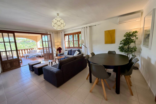 Living and dining area