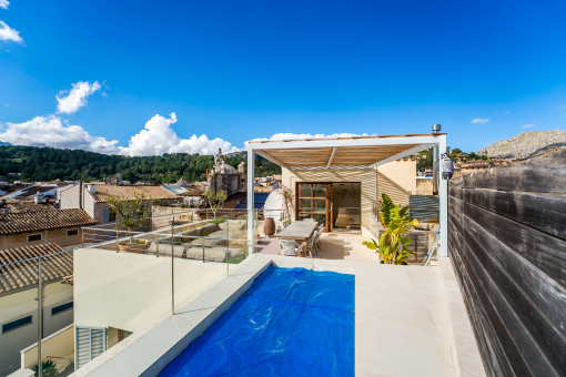 Roof top terrace with pool