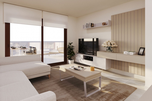 Living and dining area