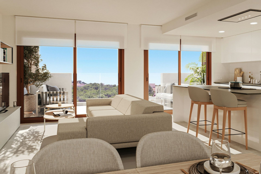 Living and dining area