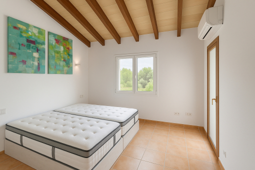 Master bedroom on the upper floor