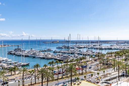 Beautiful refurbished apartment with spectacular views of the port of Palma