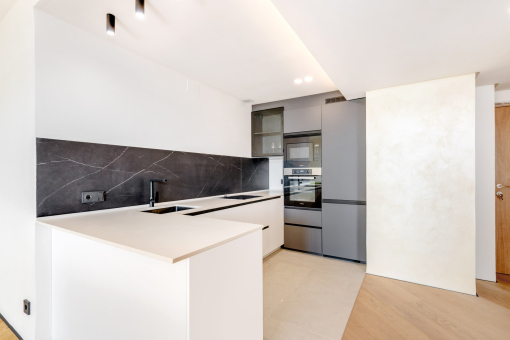 open plan Kitchen