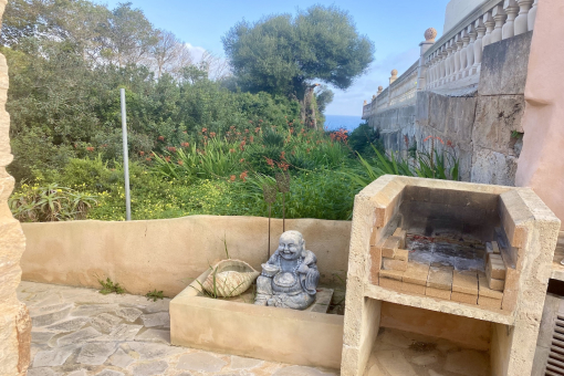 Barbecue area with sea view
