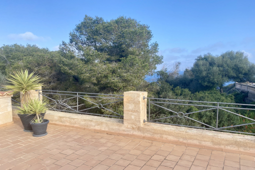 Rooftop terrace with sea view