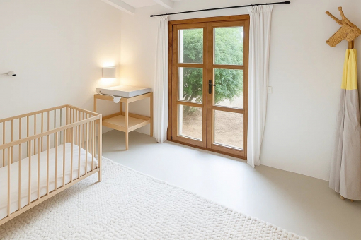 Bedroom of the guest house