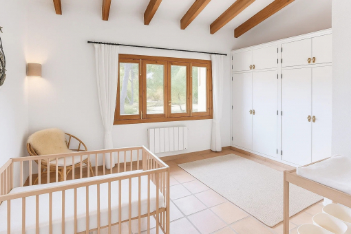 The second bedroom of the main house