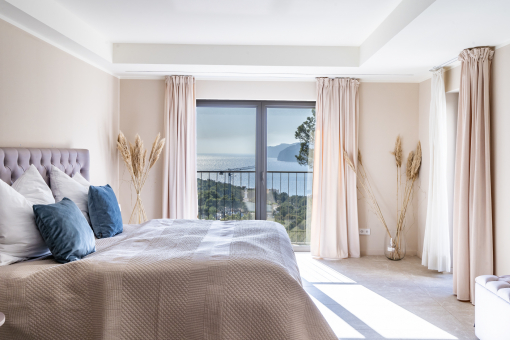 One of five bedrooms