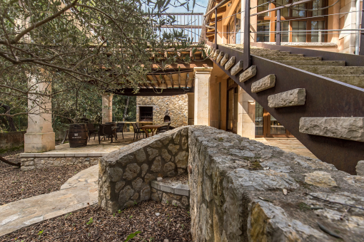 Entrance view of the chalet