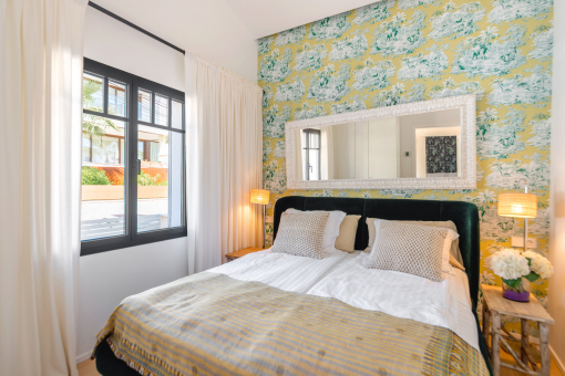 One of four bedrooms