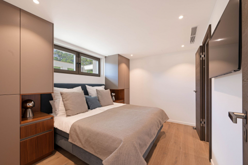 Bedroom in guest apartement 