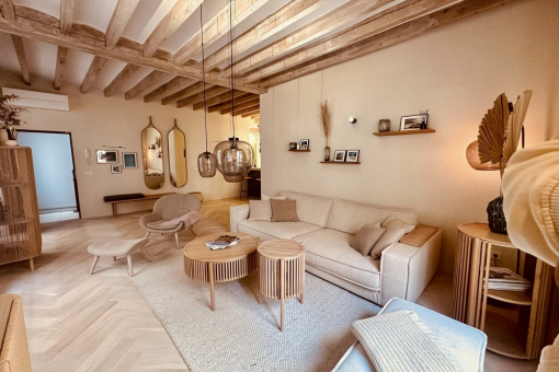 Renovated old town apartment with traditional design elements