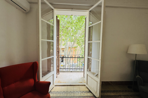 View from the dining area
