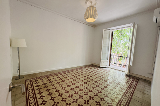 One of the four bedrooms