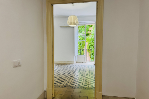 One of the four bedrooms