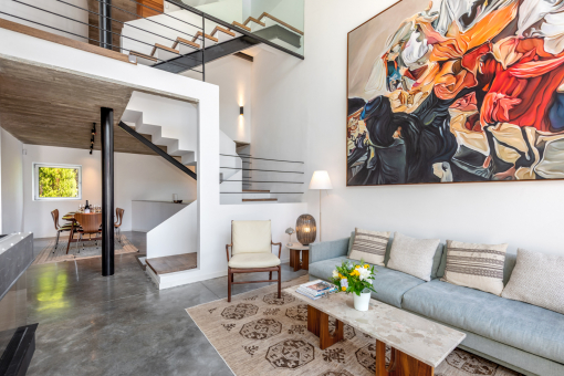 Open-plan living area