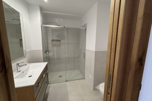 Bathroom with walk-in shower