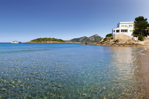 Strand fußläufig