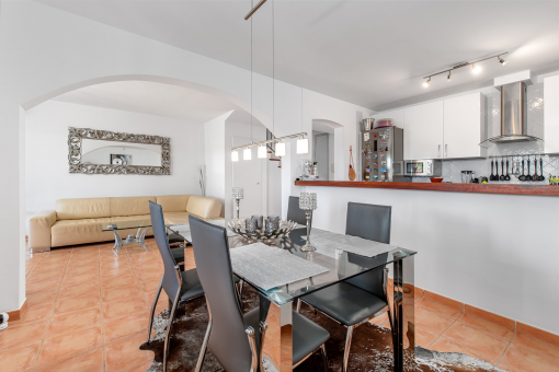 Living and dining area