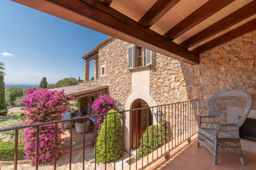 Romantische Terrasse