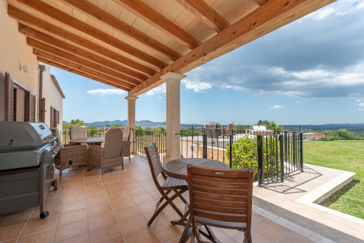 Covered terrace