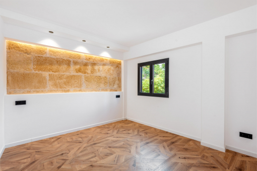 Master bedroom with private dressing area