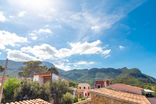 Beautiful view of the magnificent mountains