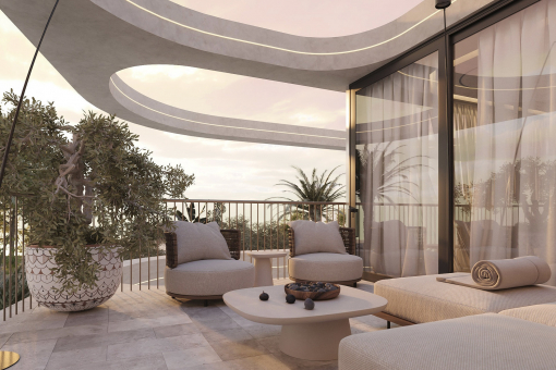 Terrace on the living level