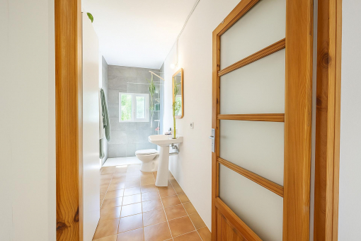 Badezimmer des Gästeapartments