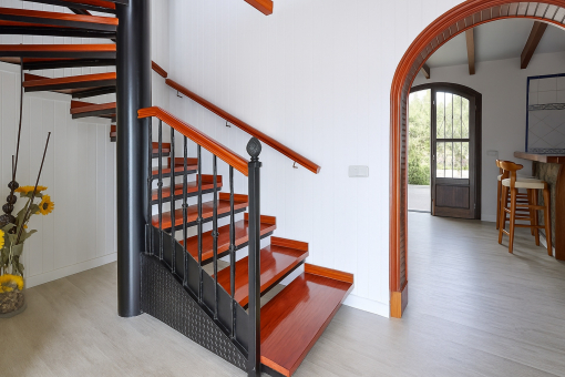 Stairway to the upper floor