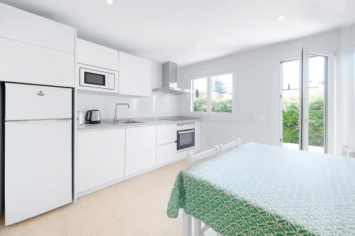 Kitchen with dining area