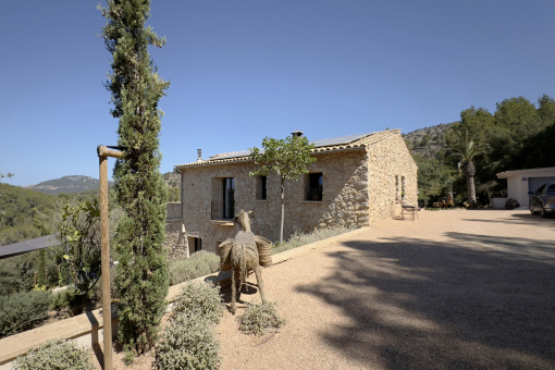 Blick aufs Haus